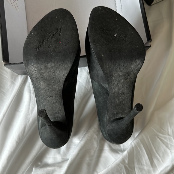 Miss Sixty Sakura Black Platform Heels - Picture 2 of 5